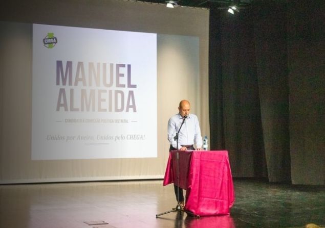 Manuel Almeida quer “novo impulso” no Chega de Aveiro com militantes no centro da ação política